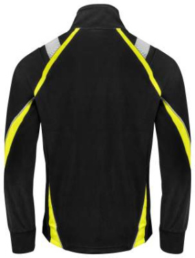 2328 MICROFLEECE – striukė, Juoda/Geltona – ProJob (3)
