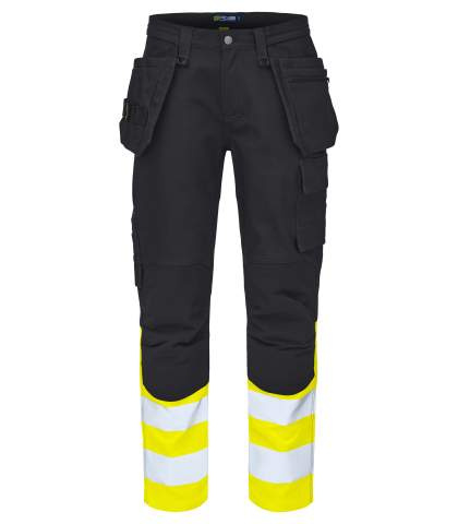6560 – kelnės, EN ISO 20471 CLASS 1, Geltona/juoda - ProJob (1)