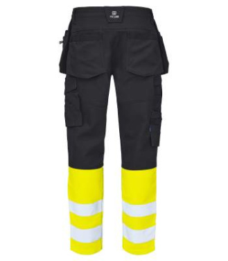 6560 – kelnės, EN ISO 20471 CLASS 1, Geltona/juoda - ProJob (2)