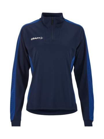 Evolve 2.0 Contrast Half Zip W marškinėliai, Karinio jūrų laivyno / klubo koboltas - Craft (1)