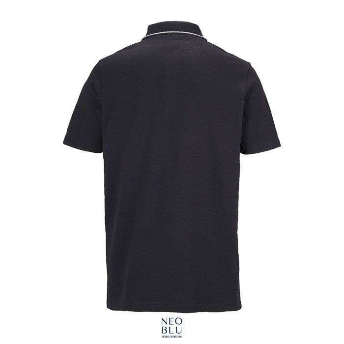 OREL POLO UNISEX MARŠKINĖLIAI, Giliai juoda, 4XL, gaminio vaizdas (1)