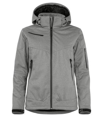 Grayland – softshell striukė (moterims), Antracito melanžas - Clique (1)