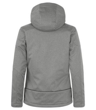 Grayland – softshell striukė (moterims), Antracito melanžas - Clique (2)
