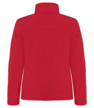 Padded – softshell striukė (moterims), Raudona - Clique (2)