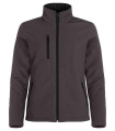 Padded – softshell striukė (moterims), Tamsiai pilka