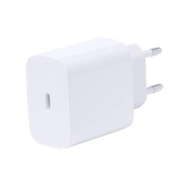 USB įkroviklis Morelo, Balta – Makito (2)