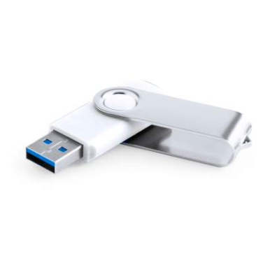 USB atmintinė Brabam 16GB, Balta – Makito (2)