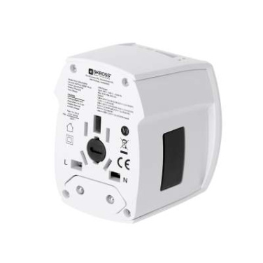 Universalus kelioninis adapteris „Skross“ MUV USB 30W PD, Balta – Makito (4)