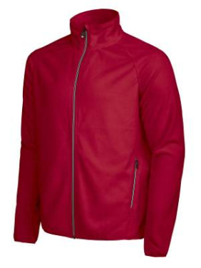 Melton Fullzip – džemperis, Raudona – D.A.D (3)