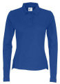 Long Sleeve Lady – polo marškinėliai, Ryškiai mėlyna