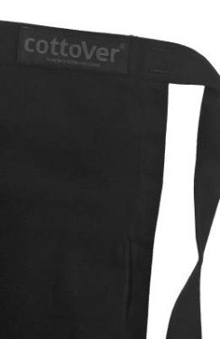 Waist Apron – šortai, Juoda – Cottover (3)