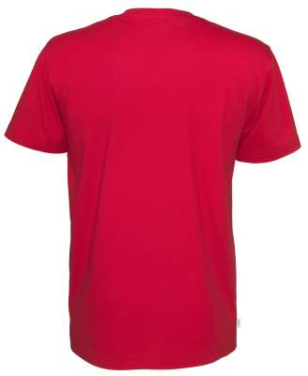 T-shirt Man – megztinis V formos kaklu, Raudona – Cottover (3)