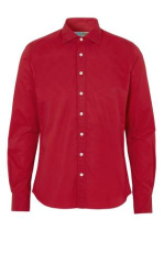 Twill Slim Fit Man – marškiniai, Raudona