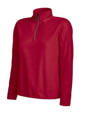 Melton Lady Halfzip – džemperis, Raudona – D.A.D (3)