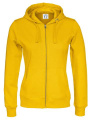 Hood Lady sweatshirt – džemperis su užtrauktuku, Geltona