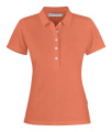 Sunset Pique – polo marškinėliai (moterims), Oranžinis vintažinis
