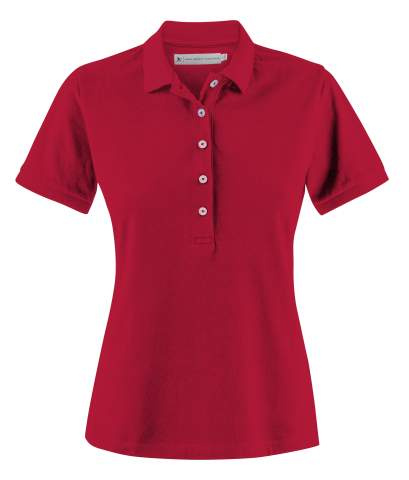 Sunset Pique – polo marškinėliai (moterims), Raudona – James Harvest (1)
