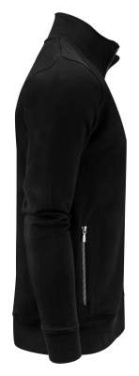 Melville Heights Sweater – džemperis su užtrauktuku (vyrams), Juoda – James Harvest (4)