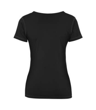Coruna v-neck woman – marškinėliai, Juoda – Graphix (2)