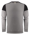 Prime Sweater – džemperis apvalia iškirpte (unisex), Antracitas/juoda