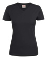 Heavy T-Shirt – megztinis V formos kaklu (moterims), Juoda