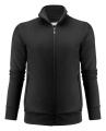 Melville Heights Sweater – džemperis su užtrauktuku (moterims), Juoda