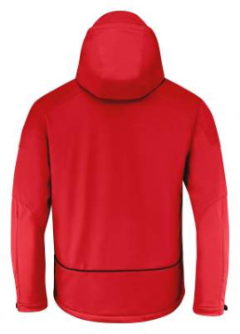 Skeleton – softshell striukė (vyrams), Raudona – Printer Essentials (2)