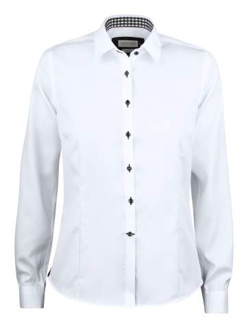 RB20 Twill Woman – marškiniai, Balta/juoda – J.Harvest & Frost (1)