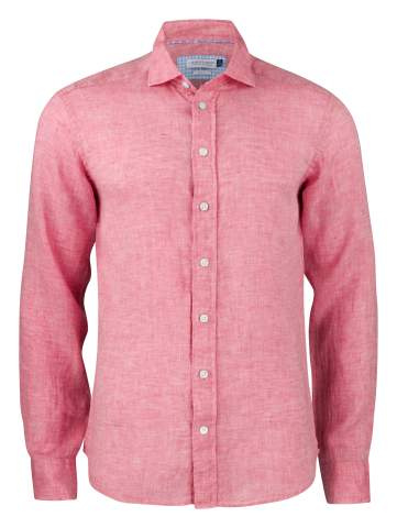 IB33 Linen Regular Fit – marškiniai (vyrams), Raudona – J.Harvest & Frost (1)