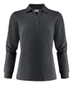 Surf Pro L/S Pique – polo marškinėliai (moterims), Plieno pilka