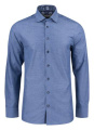 PB144 Brushed Jacquard Regular Fit – marškiniai (vyrams), Mėlyna