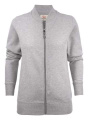 Javelin Sweater – džemperis su užtrauktuku (moterims), Pilka melanža