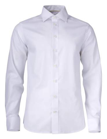 YB50 Twill Extra Long Regular Fit – marškiniai, Balta – J.Harvest & Frost (1)