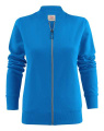 Javelin Sweater – džemperis su užtrauktuku (moterims), Vandenyno mėlyna