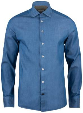 IB130 Woven Indigo Regular Fit – marškiniai (vyrams), Indigo – J.Harvest & Frost (2)