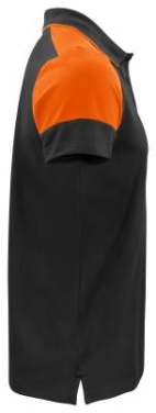 Prime – polo marškinėliai (vyrams), Juoda/oranžinė – Printer PRIME (4)