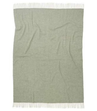 Wool Winton – pledas, Žalia – Kosta Linnewäfveri (2)