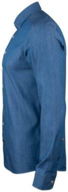 IB130 Woven Indigo Slim Fit – marškiniai (vyrams), Indigo – J.Harvest & Frost (4)