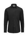YB150 Twill Stretch Slim Fit – marškiniai (vyrams), Juoda