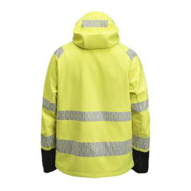 1376 Hi-Vis – softshell striukė, Geltona/juoda – Jobman (3)