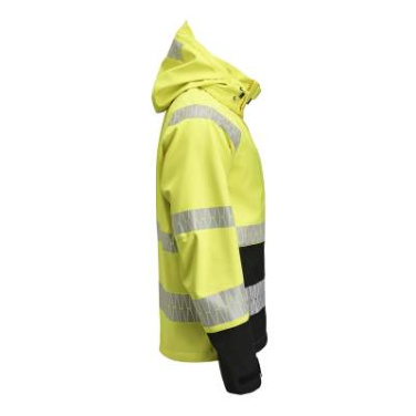 1376 Hi-Vis – softshell striukė, Geltona/juoda – Jobman (4)