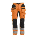 2240 Craftsman Stretch Hi-Vis – kelnės, oranžinė/juoda