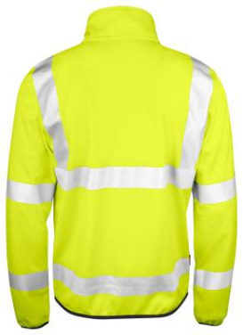 5101 Softshell Light Hi-Vis – striukė, geltona – Jobman (3)