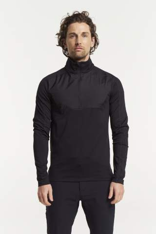 TXlite Windblock Half Zip – striukė (vyrams), Juoda – Tenson (1)