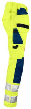 2377 Craftsman Hi-Vis – kelnės, geltona/tamsiai mėlyna – Jobman (4)