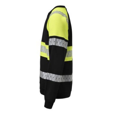 5224 Hi-Vis – džemperis, Juoda/Geltona – Jobman (2)