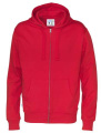 Hood Man sweatshirt – džemperis su užtrauktuku, Raudona