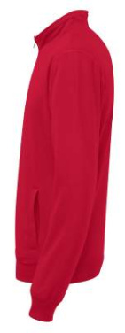 Half Zip Unisex – džemperis, Raudona – Cottover (4)