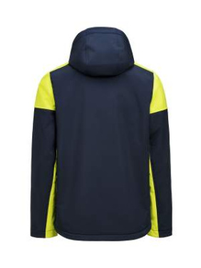 Prime – softshell striukė (vyrams), Tamsiai mėlyna / neoninė geltona - Printer PRIME (2)