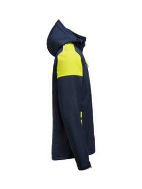 Prime – softshell striukė (vyrams), Tamsiai mėlyna / neoninė geltona - Printer PRIME (4)